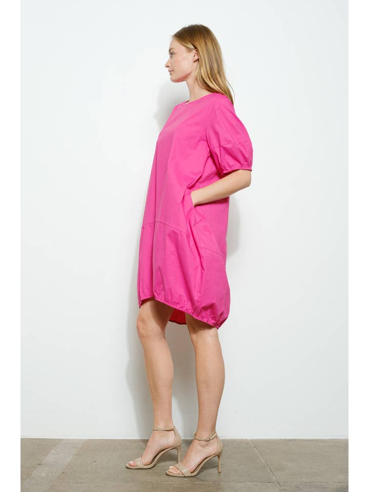 Bloidy – wholesale Klänning - Dam – Poplin Kortärmad Mini Bubble Klänning - D10482SS5