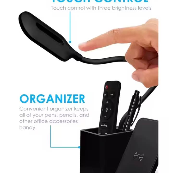 HaHaHome - Wholesale Charging dock - 3-in-1 Wireless Charger with Pen Holder and Lamp2