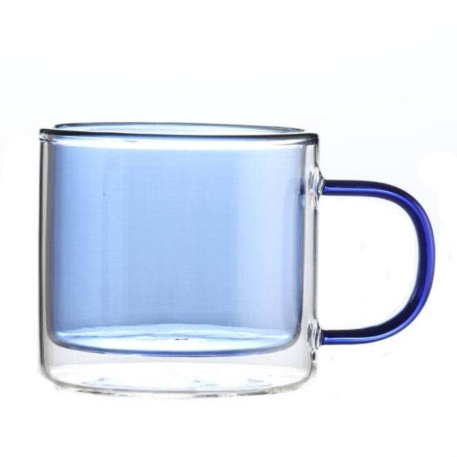 Our Dining Table - Wholesale Coffee Mug - Colored Double Wall Insulated Glass Mugs8