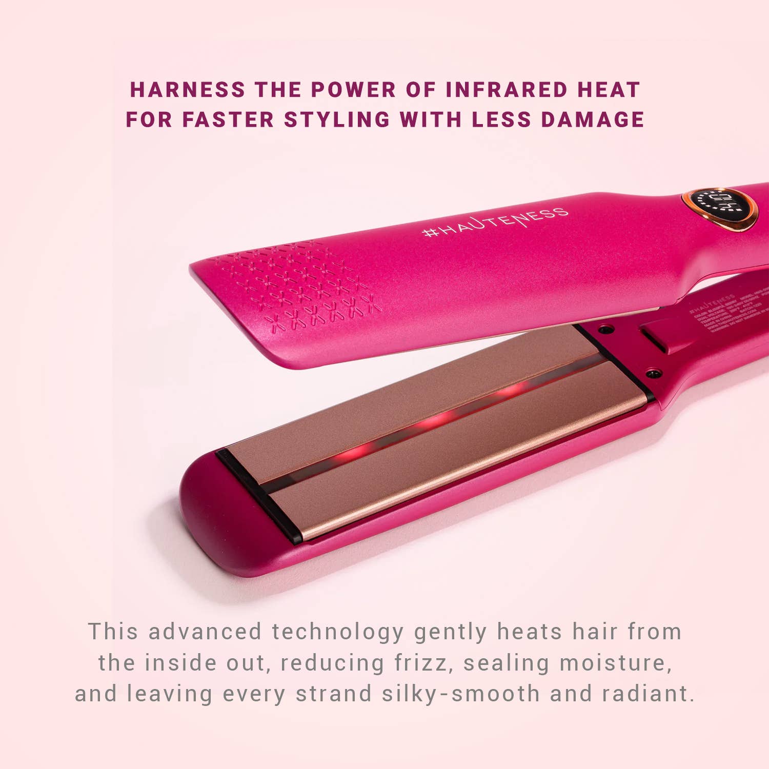 Glister - Vendita all'ingrosso Piastre/Ferri liscianti - Piastra Digitale 1,5" | Piastre Larghe & Tecnologia a Infrarossi12