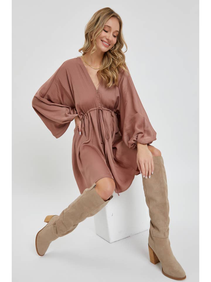 Sweet Lovely by Jen - Wholesale Dress - Women's - SATIN MINI DRESS35