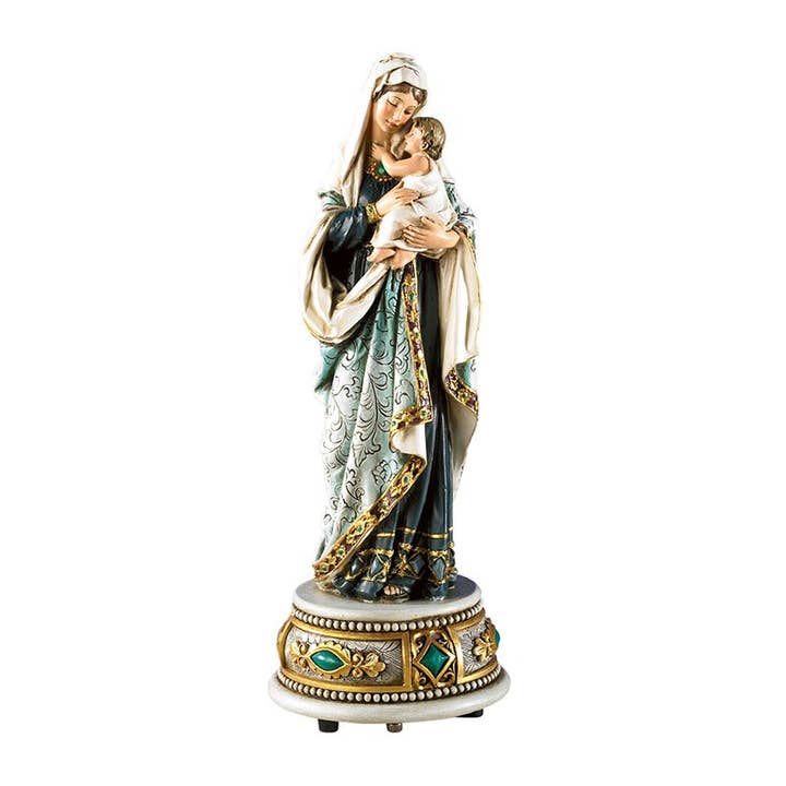 8 1/2" Mdna/Chld Musical Figur for wholesale by Christian Brands Catholic
