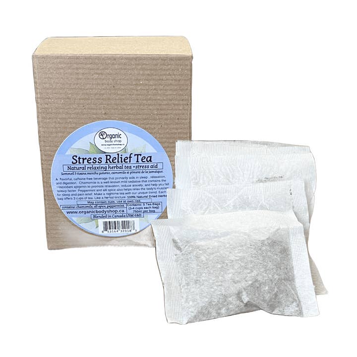 Chá para alívio do stress. Tintura calmante noturna por atacado de Organic Body Shop