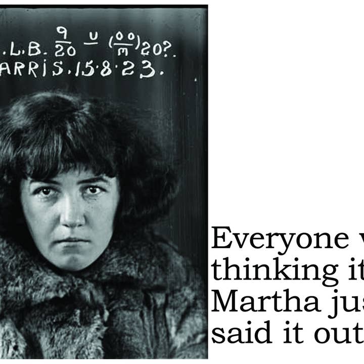 The 3 Sisters Design Co. - Venta al por mayor Tarjeta postal - Postales de BIG HOUSE, Todo el mundo lo pensaba, Martha solo..