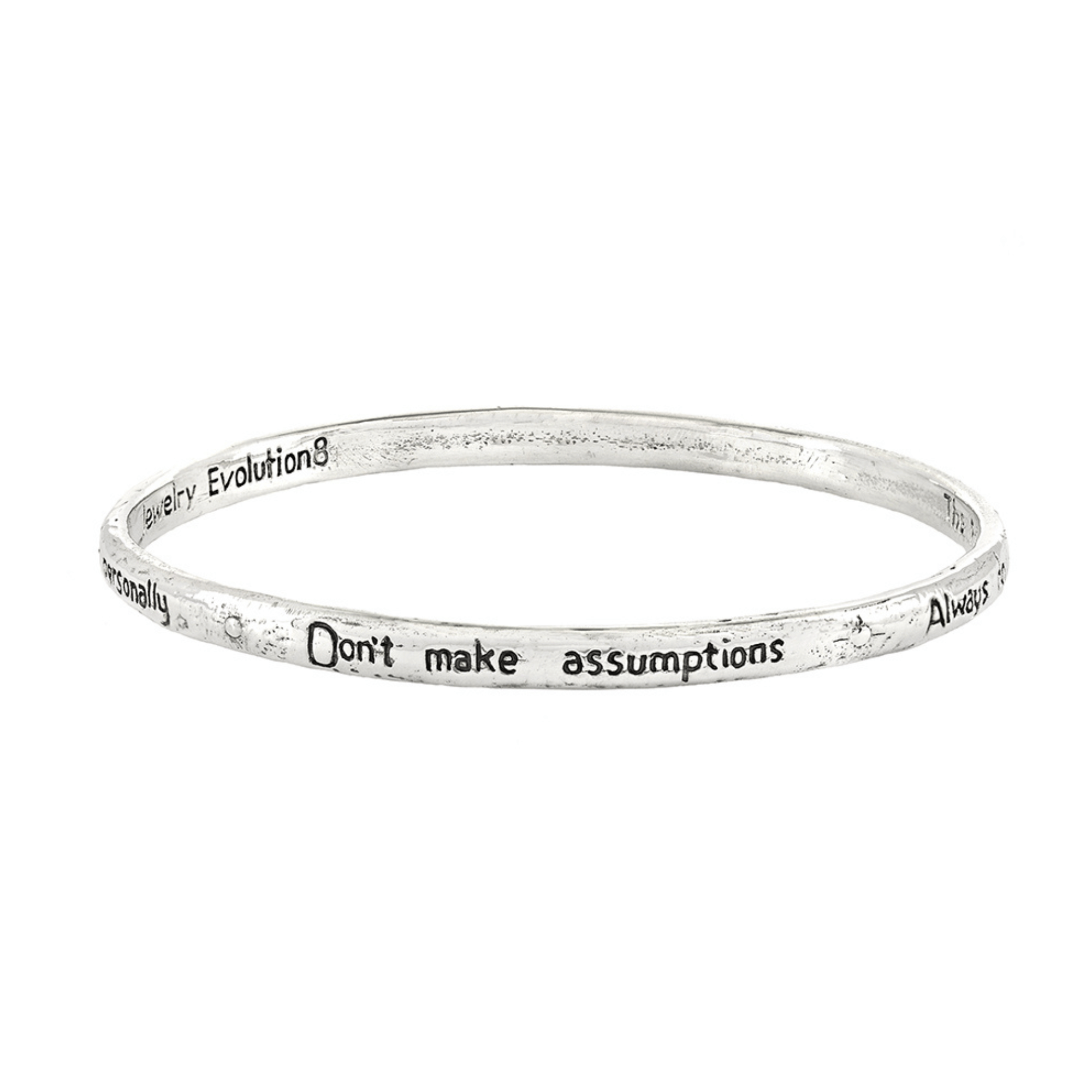 Jewelry Evolution - Wholesale Bangle Bracelet - The Four Agreements Bangle13