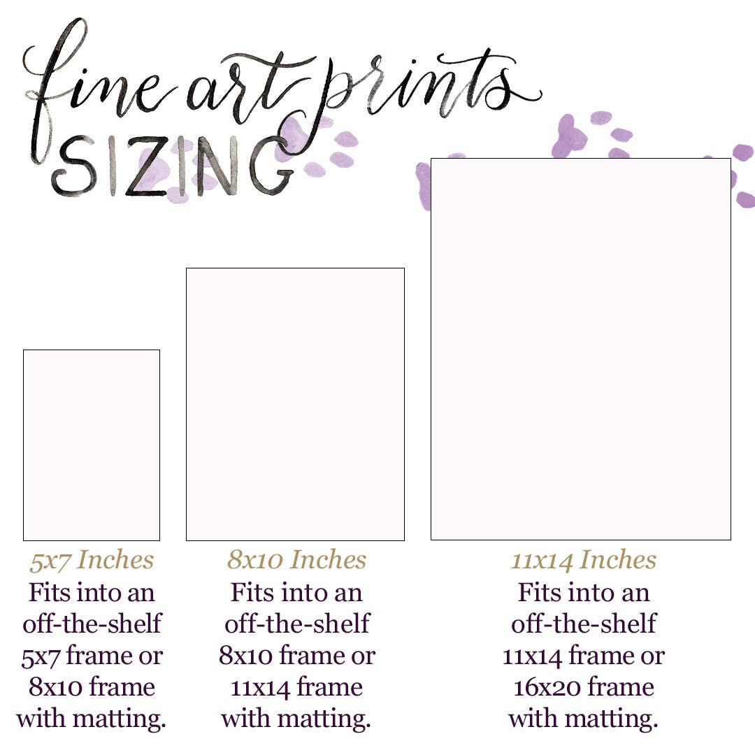 CharmCat - Wholesale Art Print - Nice Rack Scrabble Watercolor Fine Art Giclee Print4