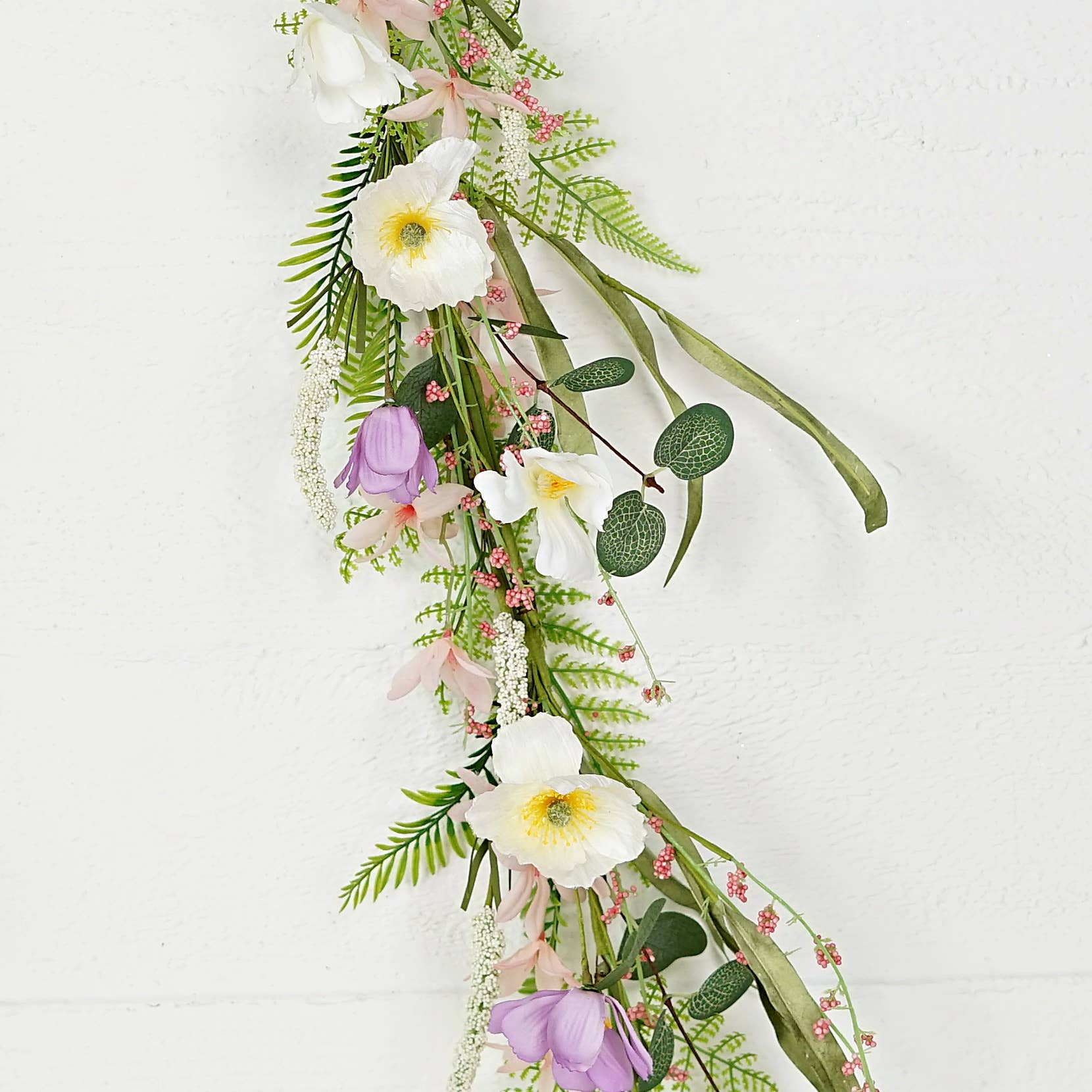 Holiday Depot Inc. - Wholesale Artificial Flowers - 35591- 5ft Garland-Mix Spring Blossoms1