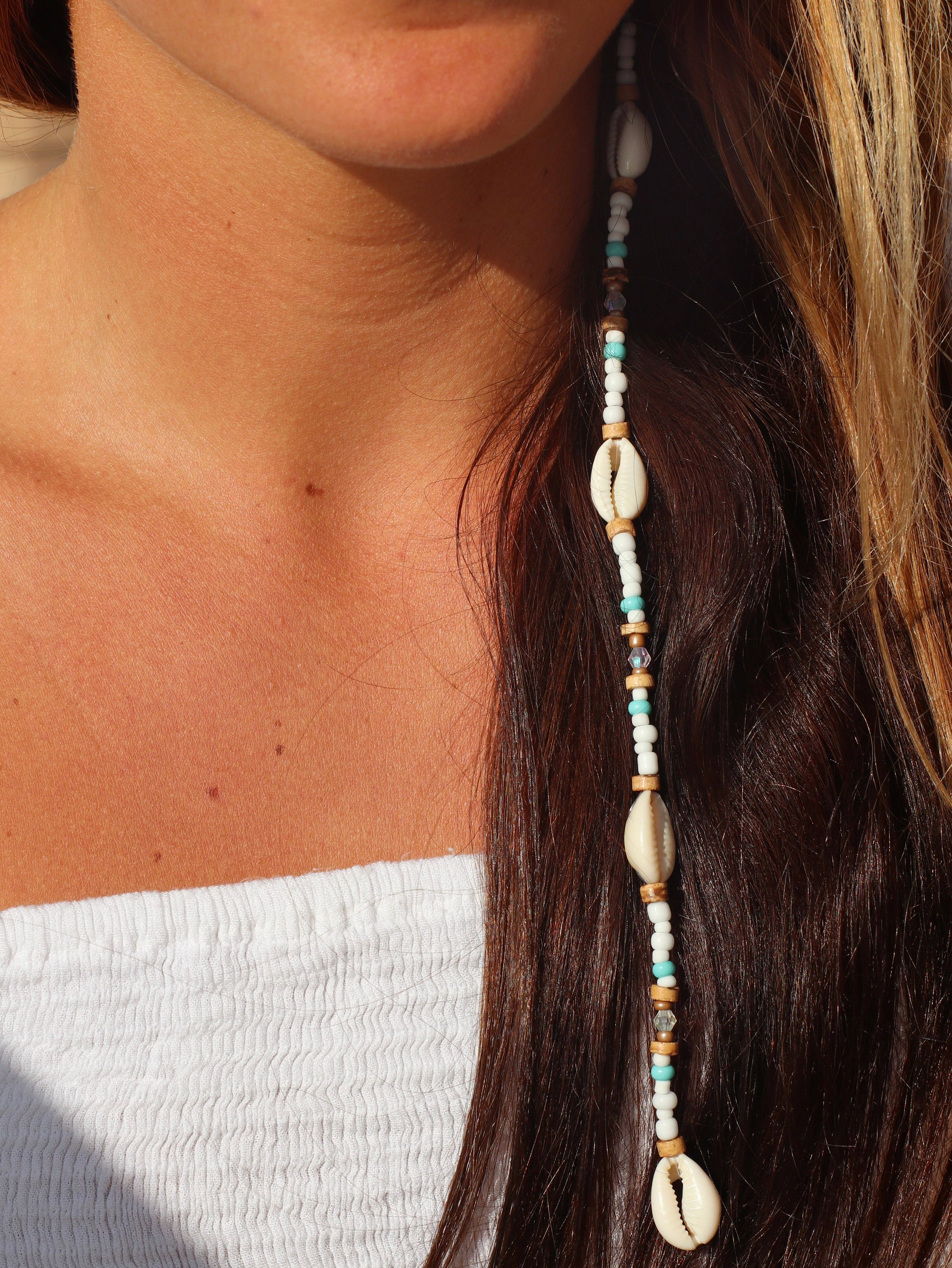 Brielle's Shells - Wholesale Hair Extensions - Multi-Shell Beaded Mermaid Extension6