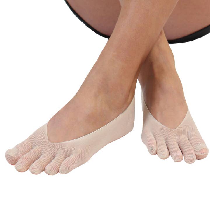 TOETOE – wholesale Strumpor - Dam – Legwear - vanlig nylon Toe Foot Cover - Toe strumpor3
