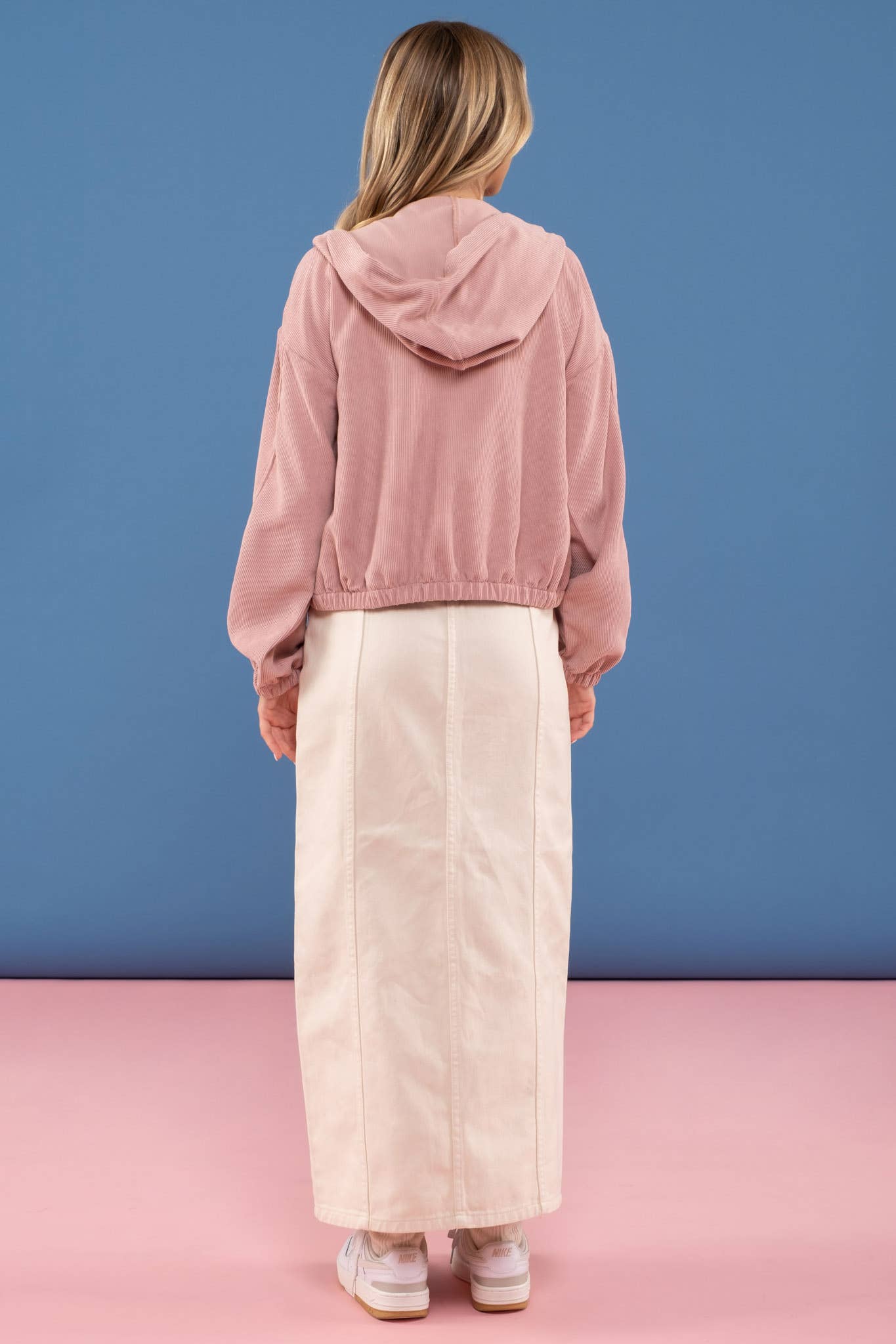 Blu Pepper – Blusão - Mulher por atacado – CASACO DE VELUDO COM ZÍPER13