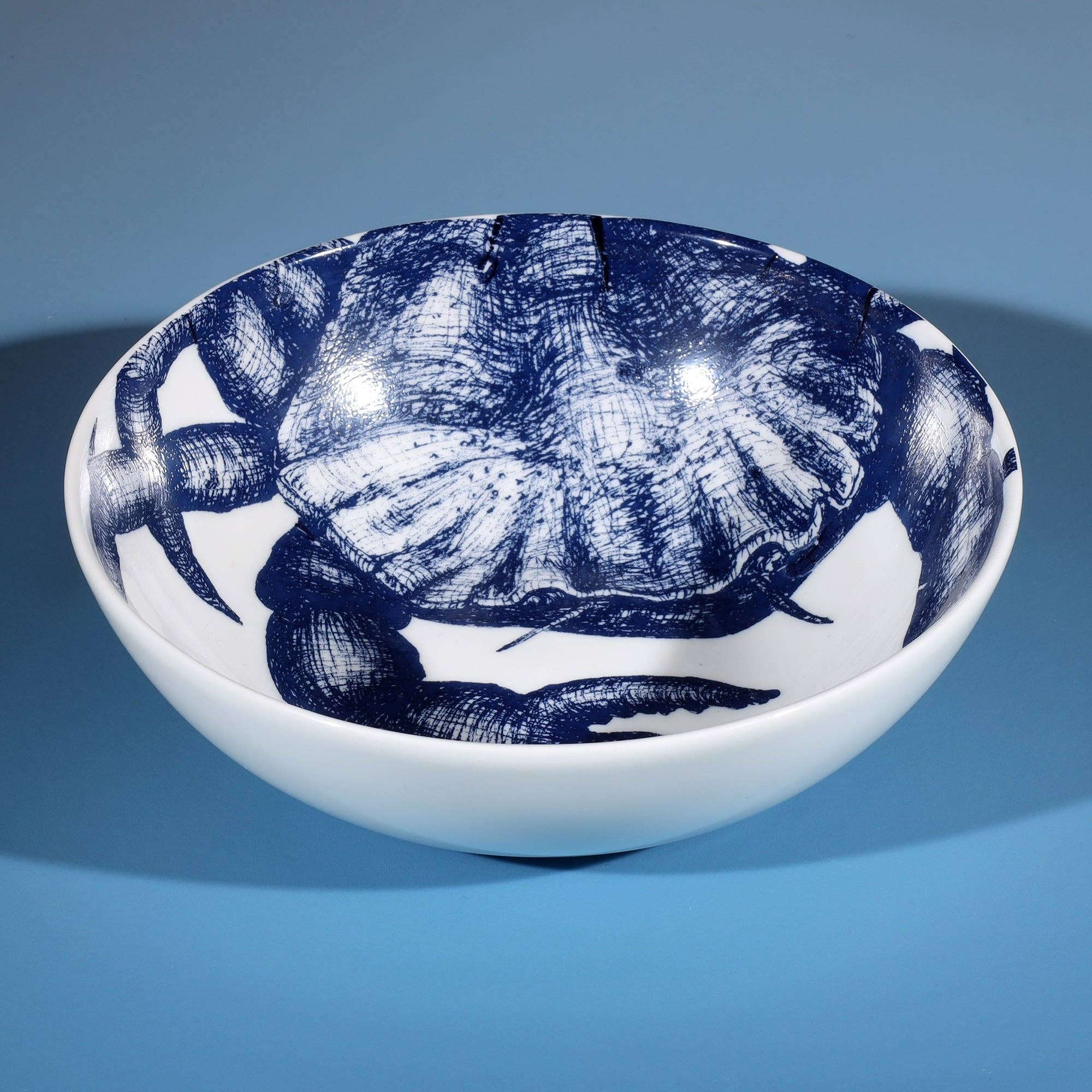 Cream Cornwall – wholesale Bowl – Bone China Crab Bowl0