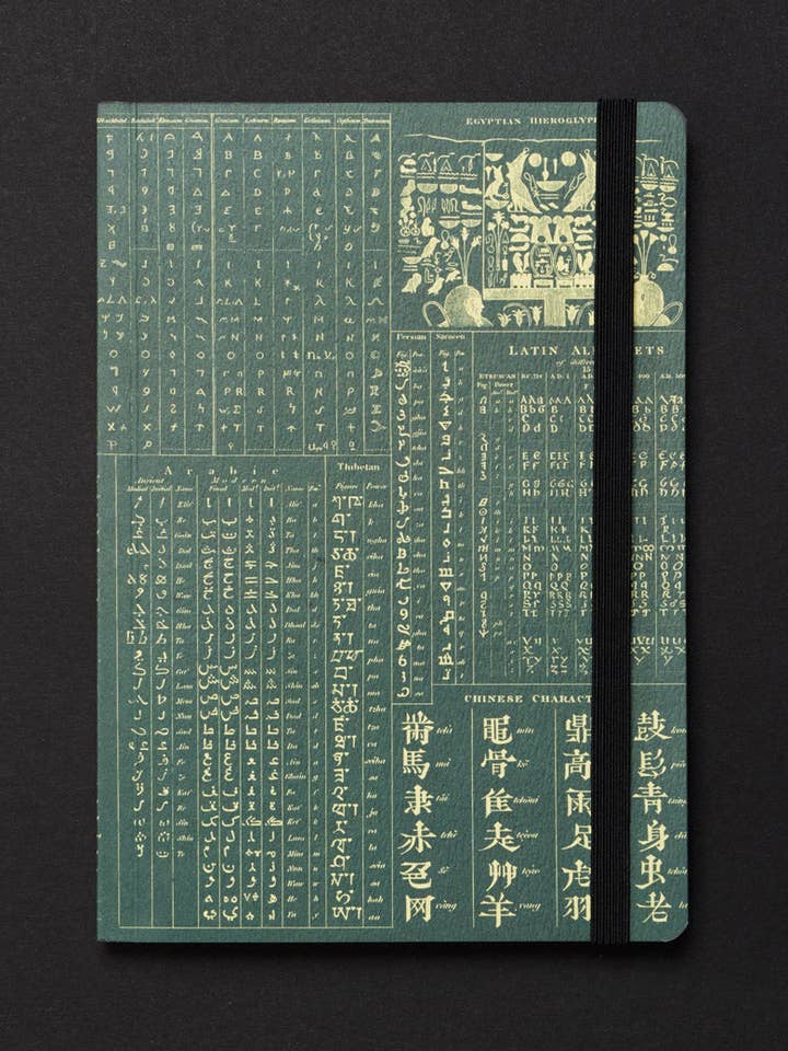 Linguistics Dark Analysis A5 Softcover Notebook (Case of 6) for wholesale by Cognitive Surplus