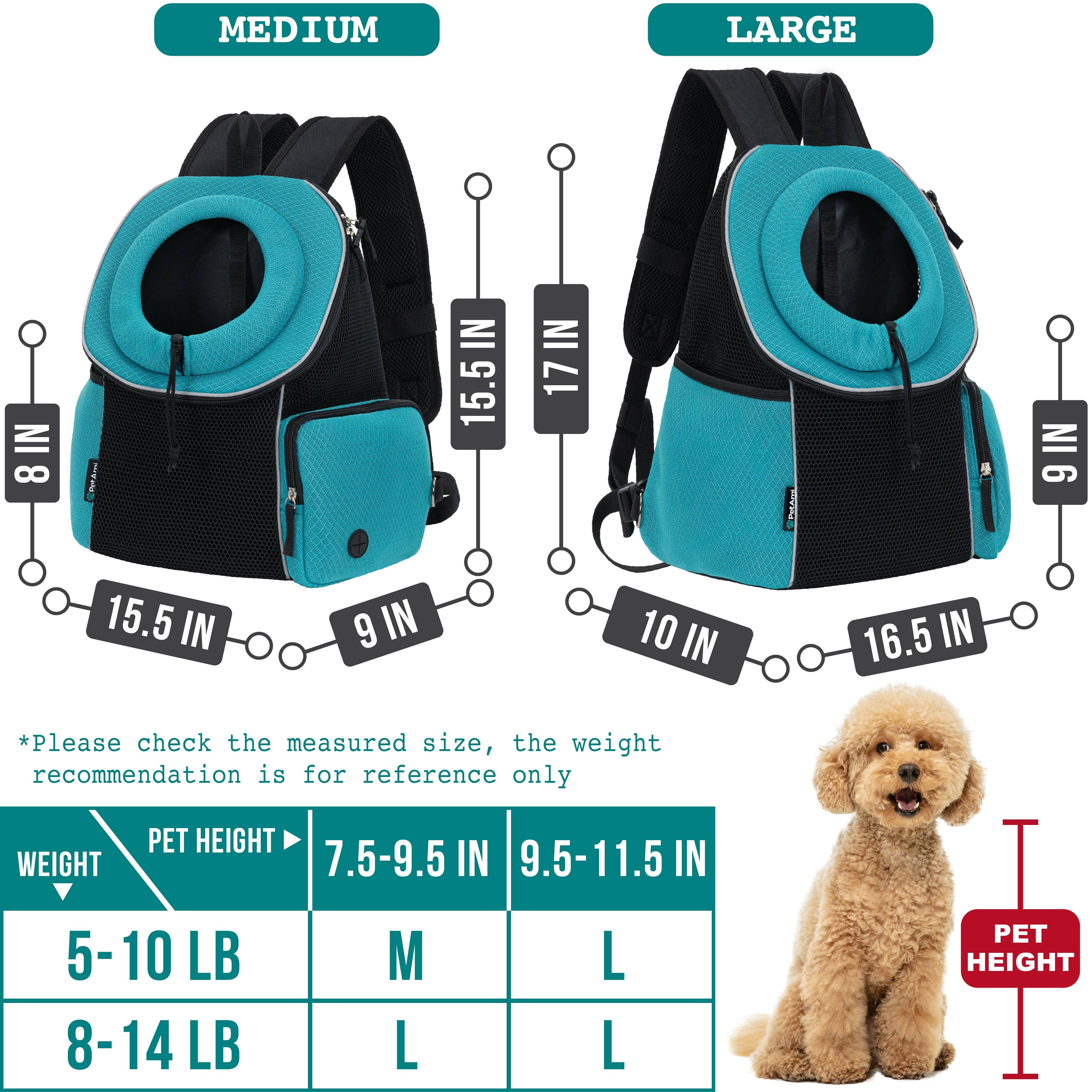 PetAmi - Wholesale Pet Carrier - Cat/Dog - Extra Ventilated Front Chest Pet Carrier Backpack3