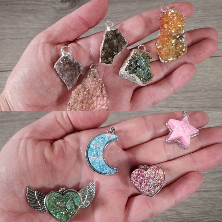 Aura Charm Pendants – Crystal Charms for Jewelry Making for wholesale by Keystone Crystals