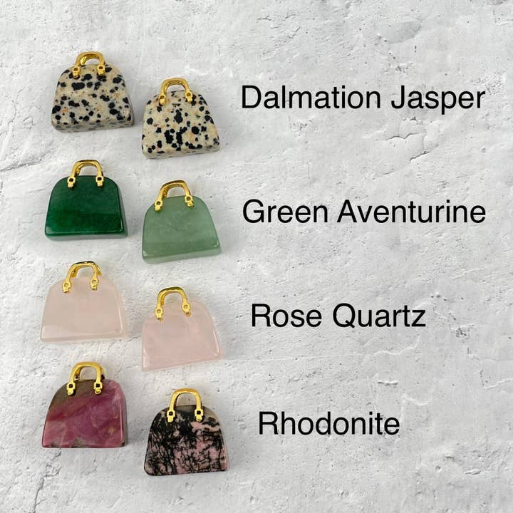 Rock Paradise - Vente Décorations de table - Sacs à main en cristal avec poignées dorées5