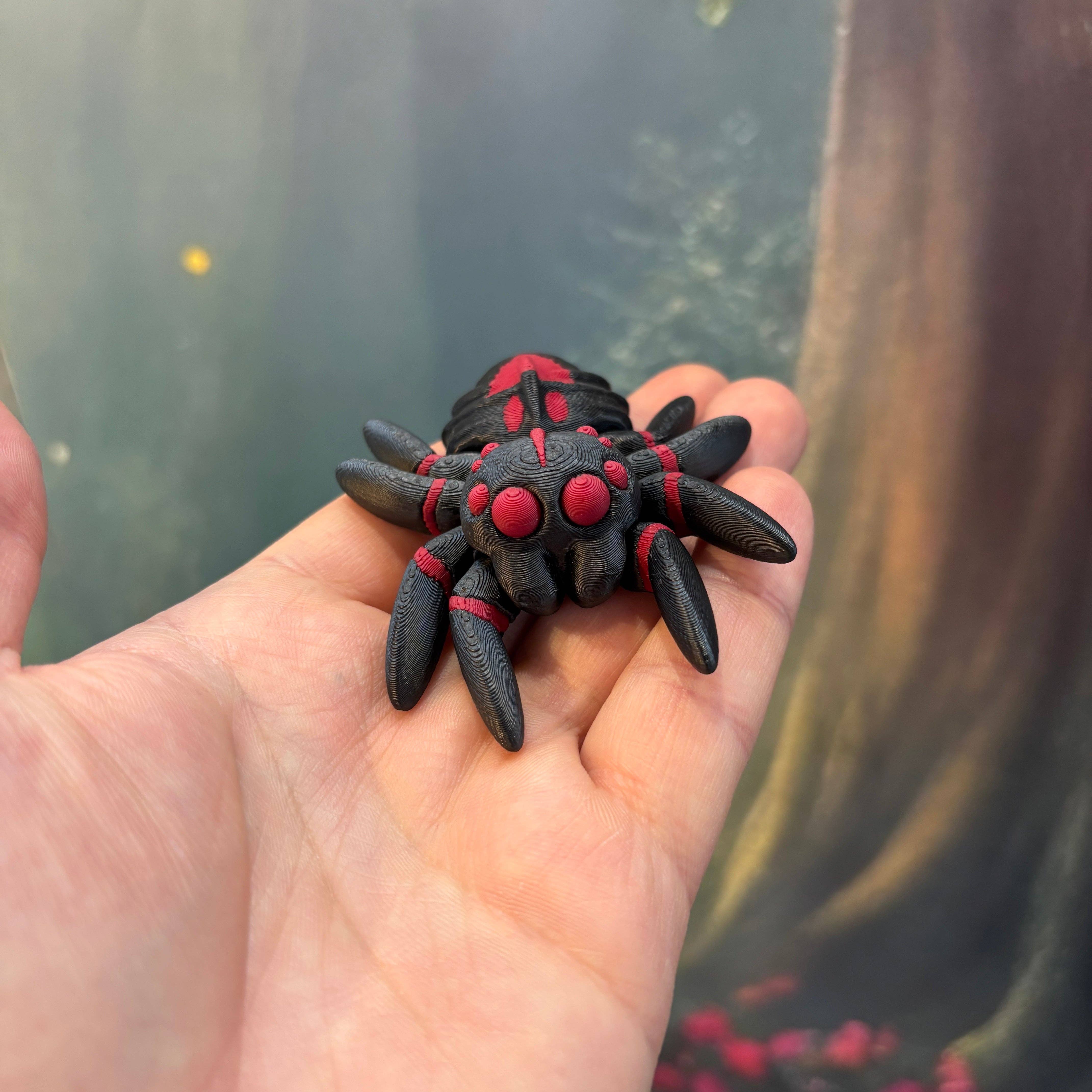 Der Krämer Factory - Wholesale Decorative Figurine - Tiny Spider 3D Figure (movable) - 3DPrintZoo2