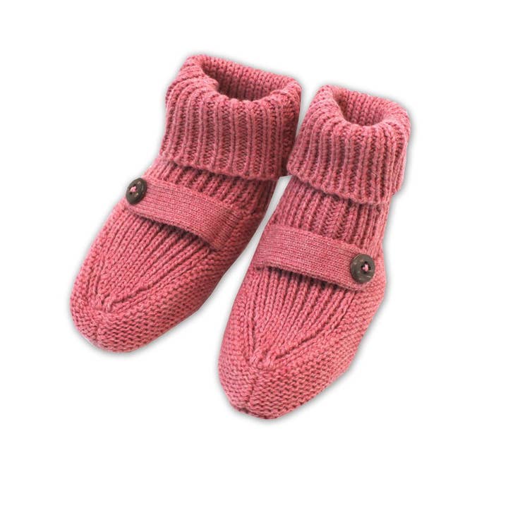 Viverano Organics - Wholesale Booties - Baby - Heather Knit Baby Booties Shoes (Organic Cotton)6