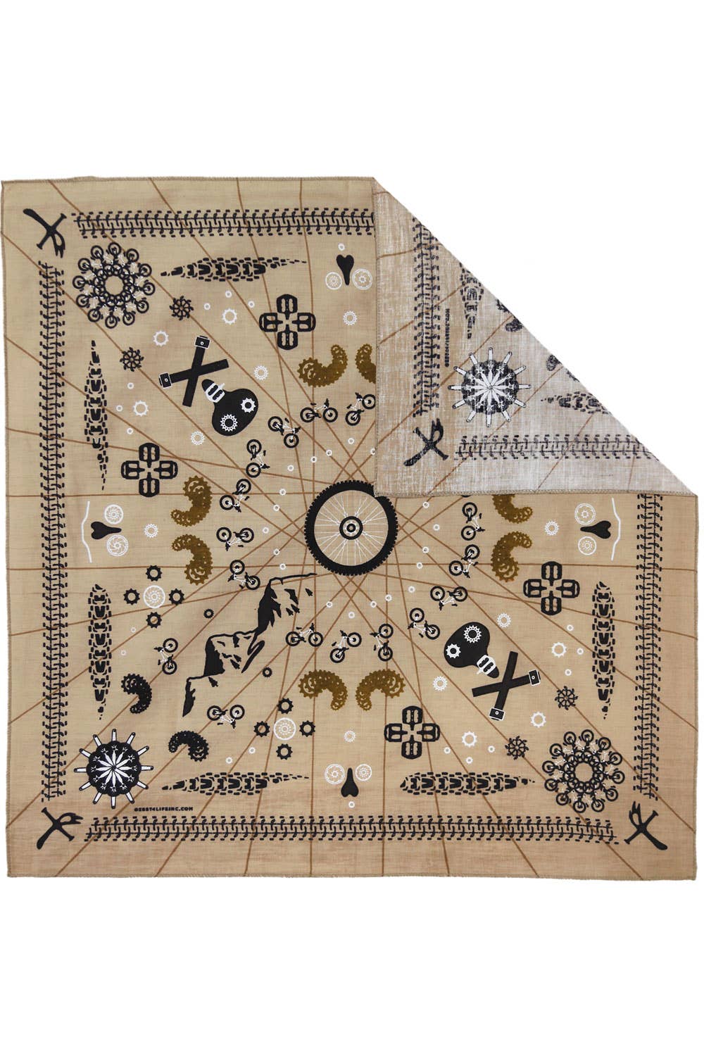 Sunshine Joy - Vendita all'ingrosso Bandana - Unisex - Bandana per mountain bike Tan1