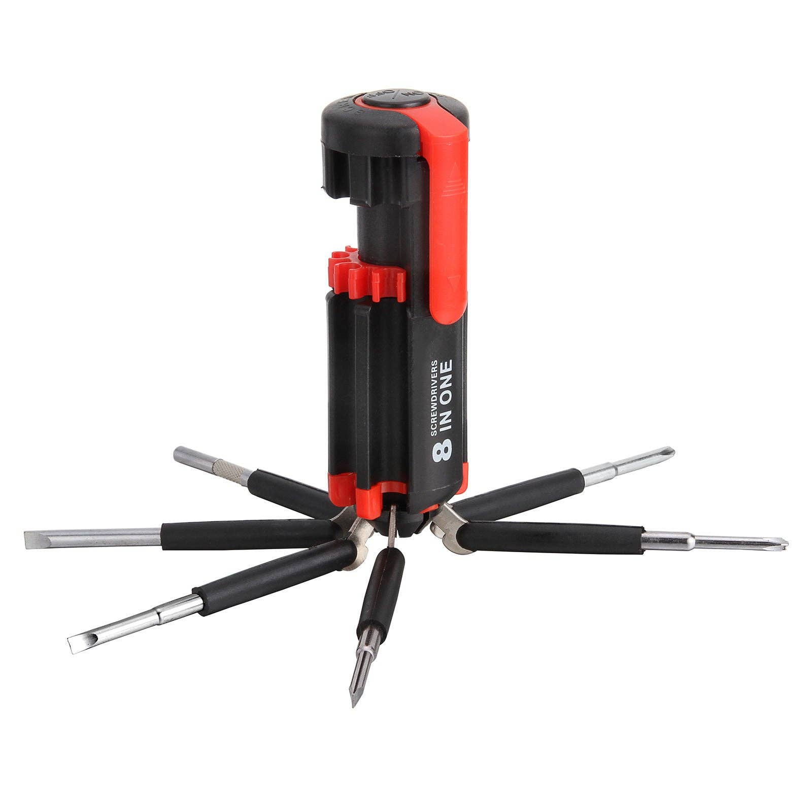 Alltronics (DBA Alltrolite) - Wholesale Handy Tool - Spider 8 In 1 Multi-Screwdriver Flashlight (FA2113)2