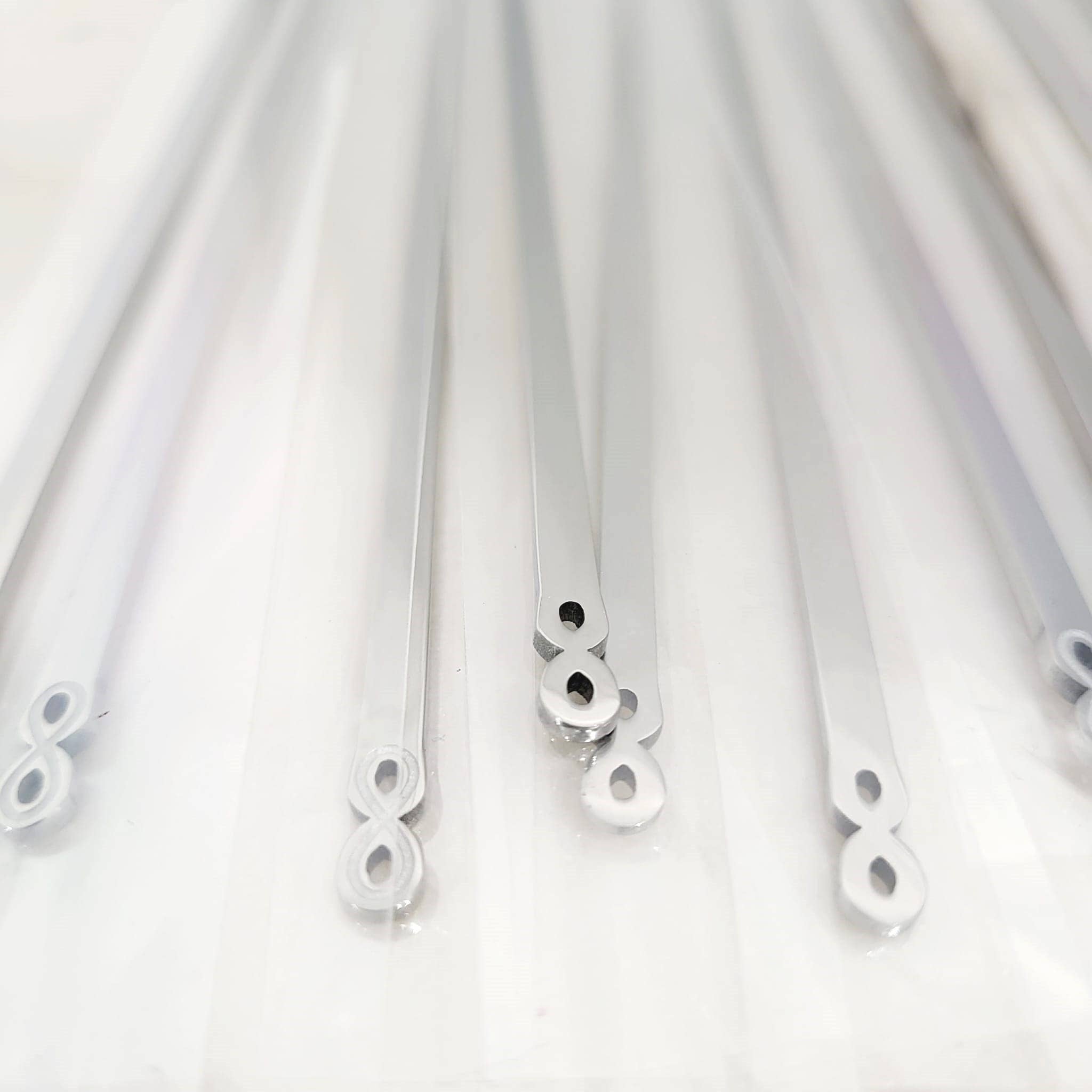 SoulfulMemory - Wholesale Craft Supplies - Infinity Flat Bracelet Blanks Stainless for Laser Engraving.5