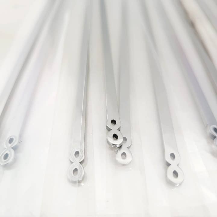 SoulfulMemory - Wholesale Craft Supplies - Infinity Flat Bracelet Blanks Stainless for Laser Engraving.5