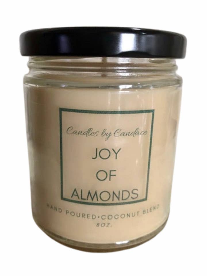 Joy of Almonds - Geurkaars - Groothandel voor wholesale door Candles by Candace LLC