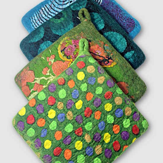 Ganesh Himal Trading - Wholesale Oven Mitt/Pot Holder - Felt Potholder, Cotton Infused1
