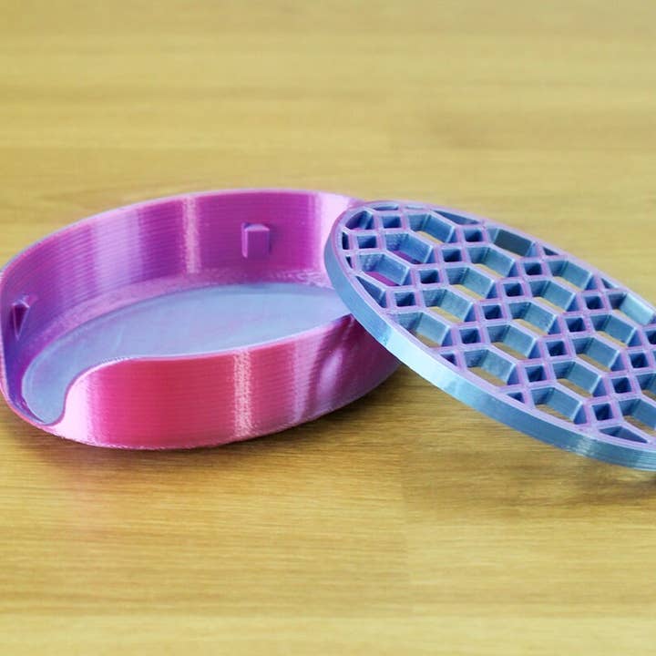 Clever Contraptions - Wholesale Bath soap dish - Soap Dish Removable Mesh Top with Minimalist Moisture Catch Basin7