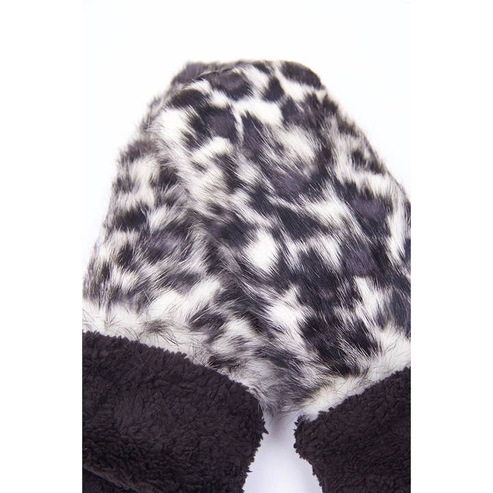 Hana - Wholesale Mittens - Women's - Leopard Pattern Fur Mitten7
