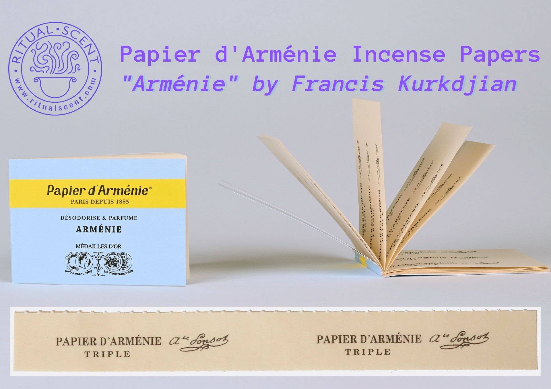 Ritual Scent – Großhandel Räucherwerk – Papier d'Arménie französische Räucherpapiere – Duft „Tradition“11