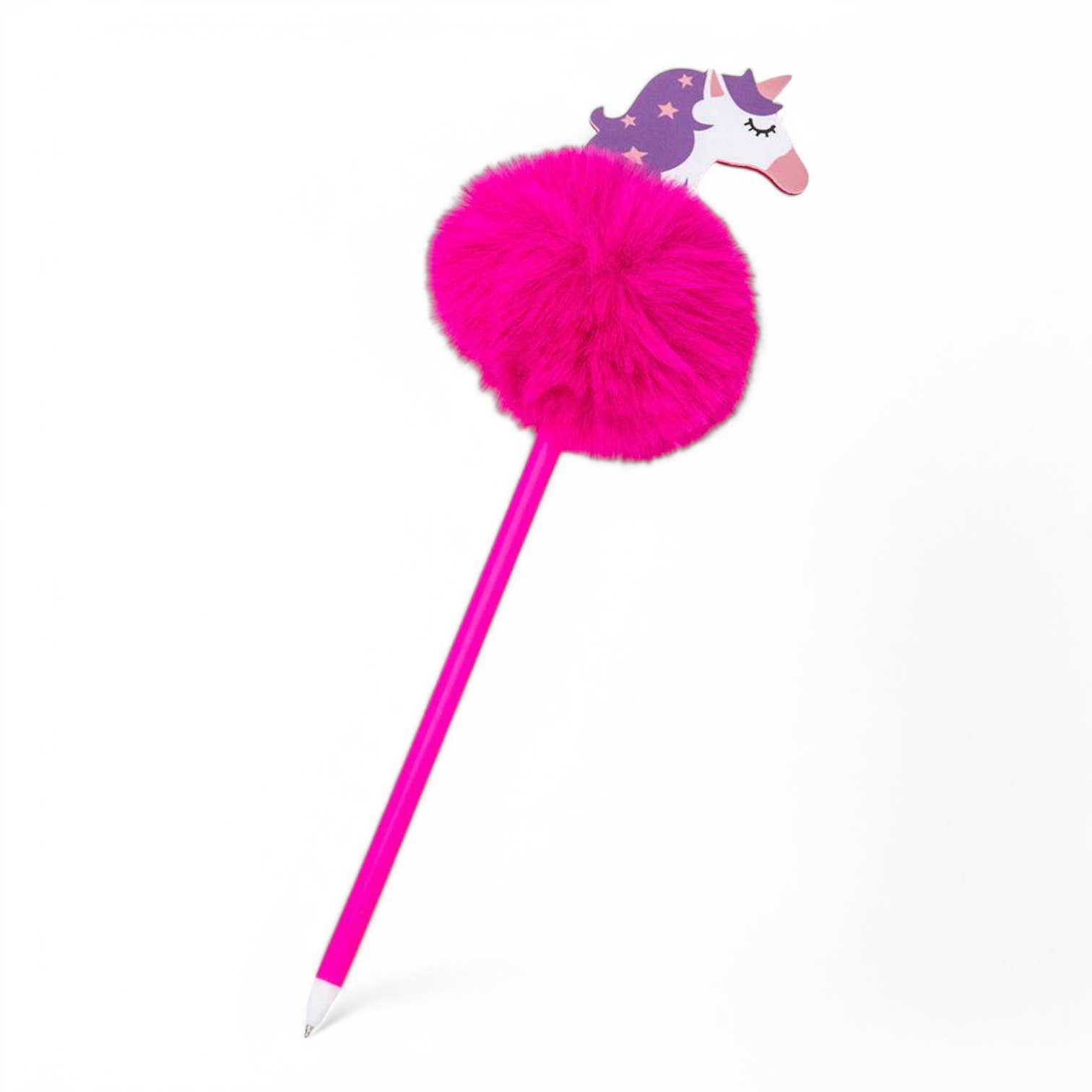 LA Jewelry Plaza - Wholesale Pen - Animal Fur Pom Pen Set6