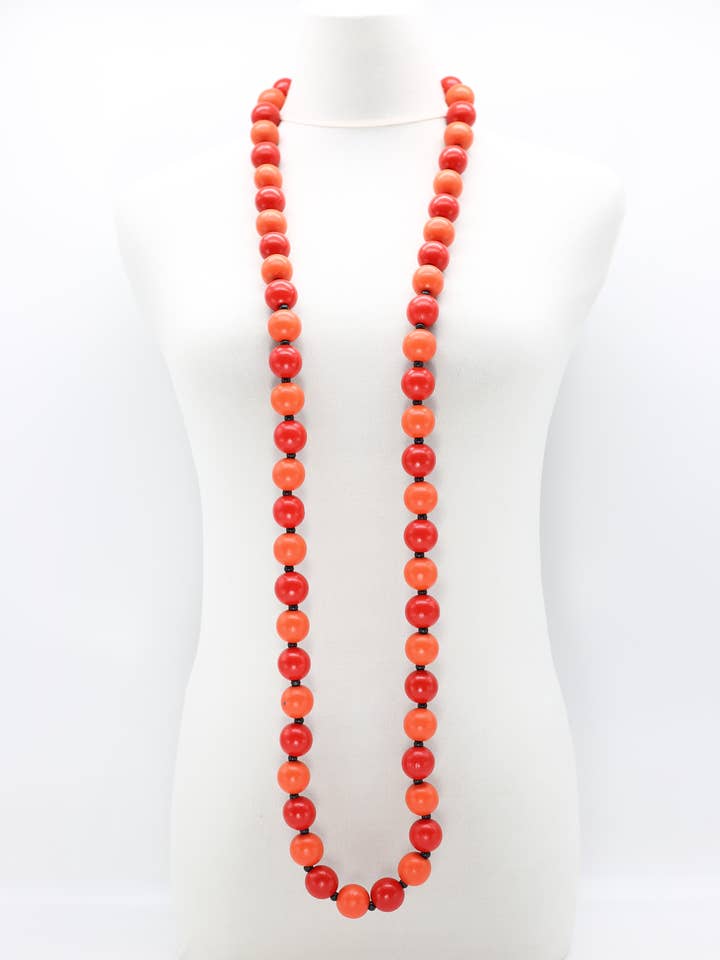 Round Beads Necklace Duo for wholesale by Jianhui London