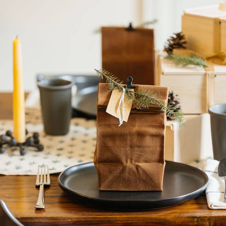 Eco-Friendly Brown Snack Bag for wholesale by WAAM Industries