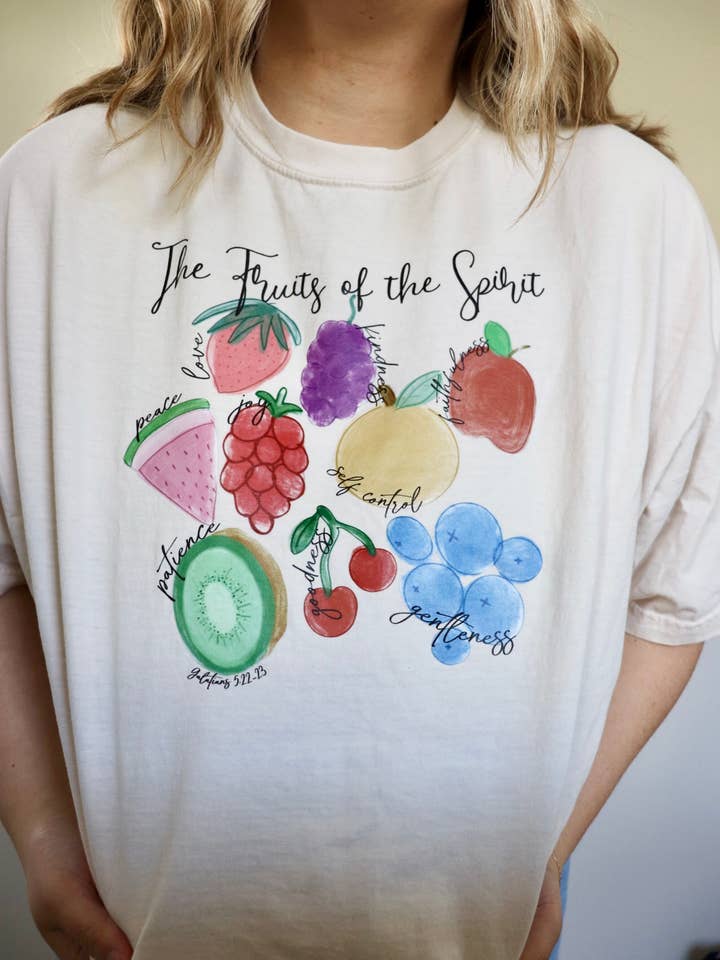 The Fruits Of The Spirit Short Sleeve for wholesale by Just Jesus Apparel