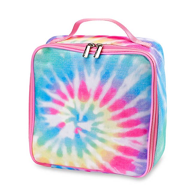 Boîte à lunch isotherme Pastel Delight Tie-Dye pour la vente par Top Trenz Inc