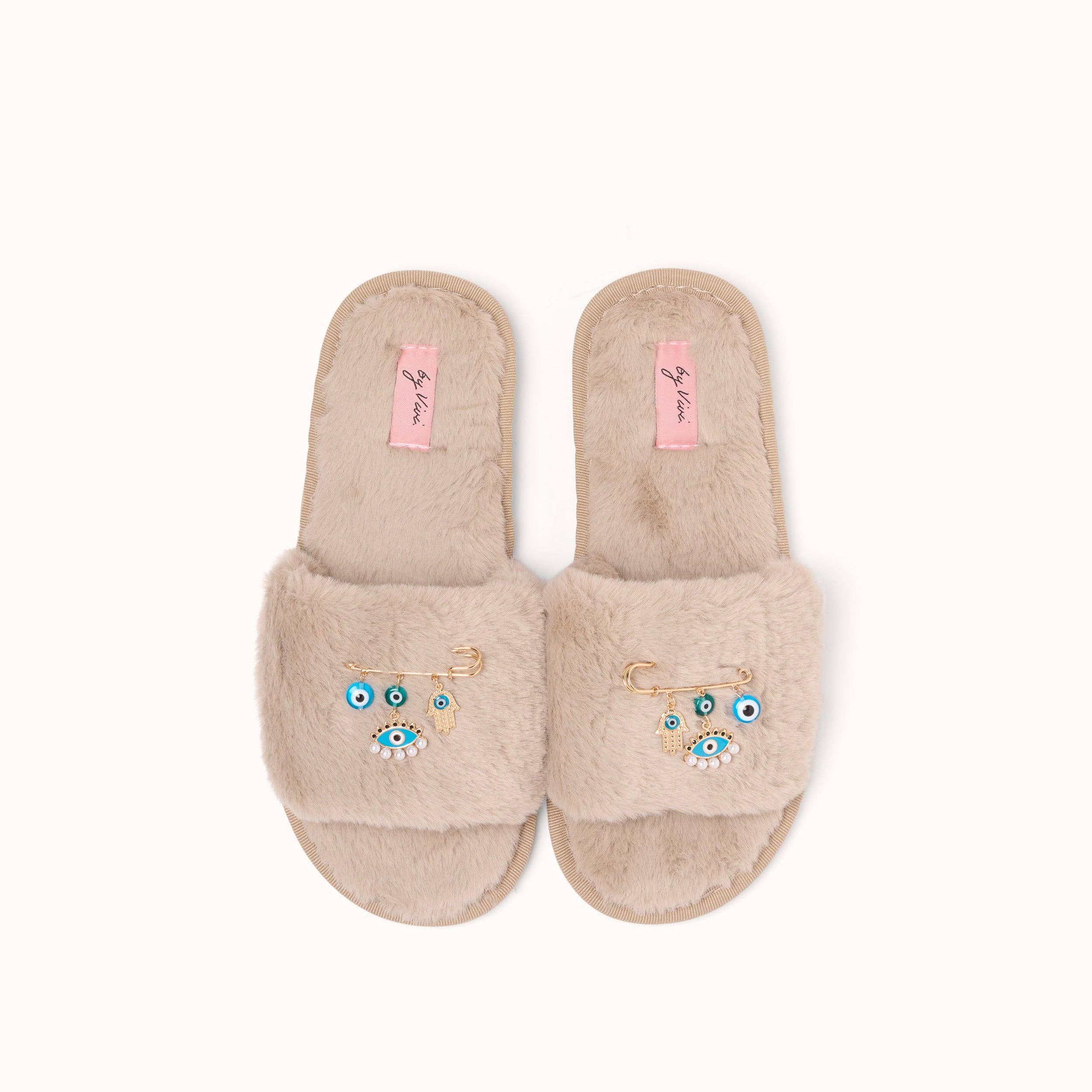 by Vivi. - Wholesale Pantoffels - Dames - Pantoffel Beige15