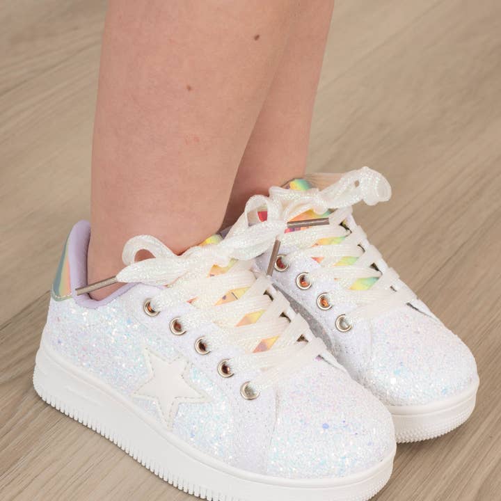 Marie Nicole Clothing - Wholesale Lifestyle Sneakers - Kids - Girls' Sparkle Star Sneaker11
