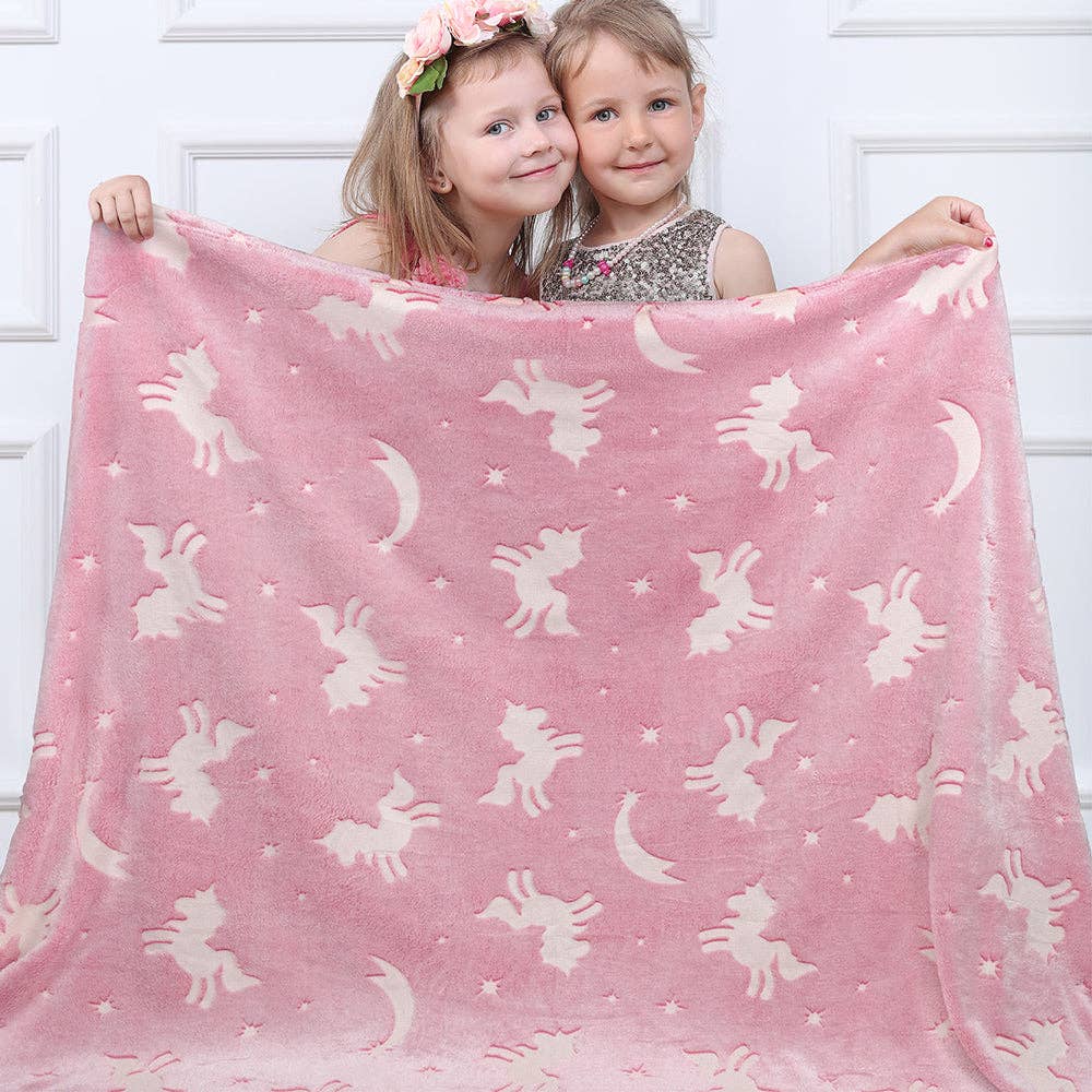 Pavilia – wholesale Throw blanket – Glow In The Dark Fleece Throw Blanket28