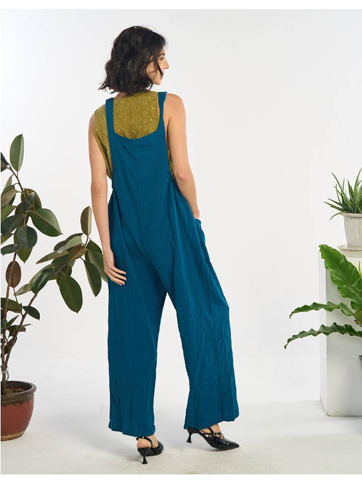 Kathmandu Imports - Wholesale Jumpsuit - Women's - WOMENS CLOTHING-COTTON JUMPSUIT (KT-1571)