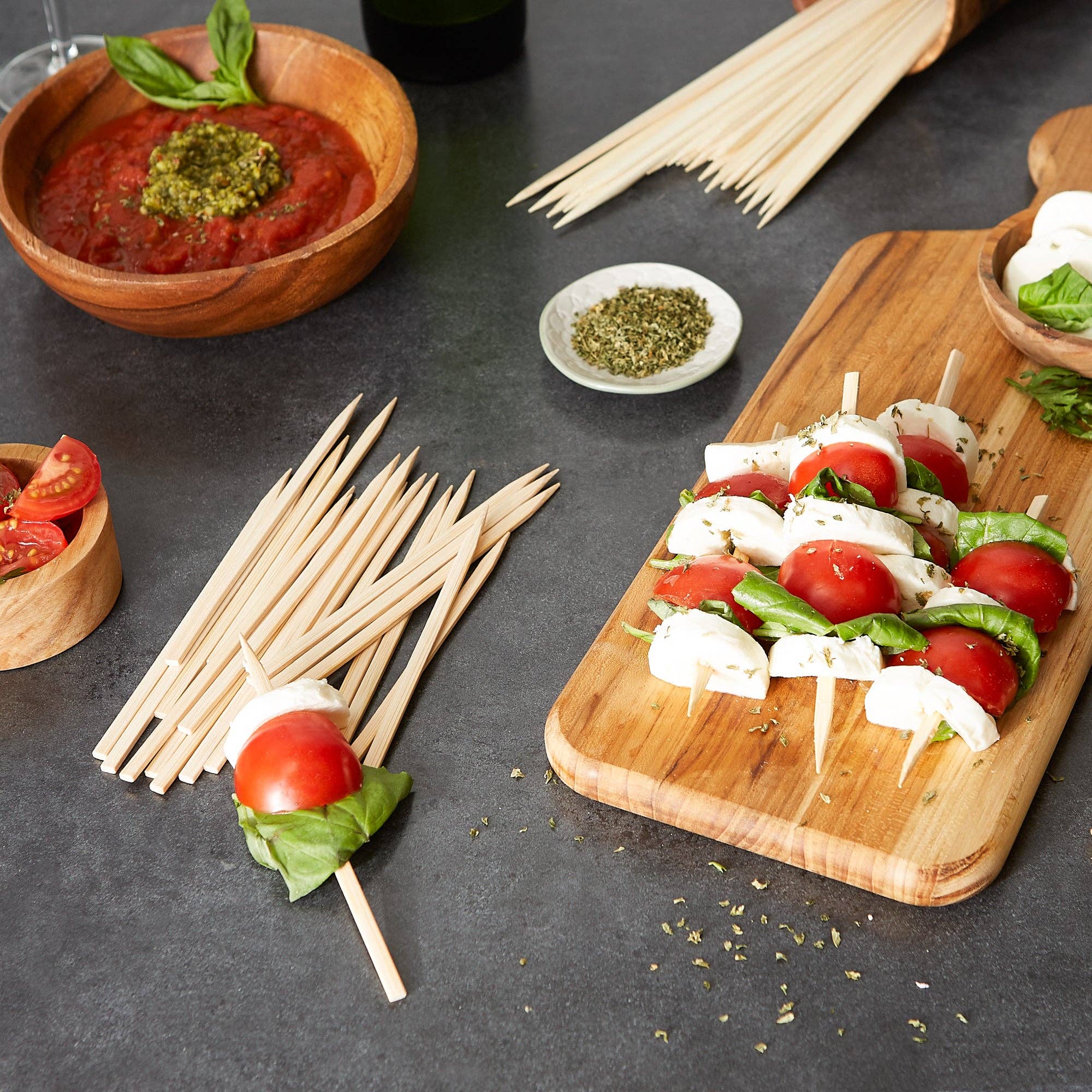 RSVP International - Wholesale Kitchen Tool/Gadget - Bamboo Skewer - 6In Flat Skewer - 50 Ct.8