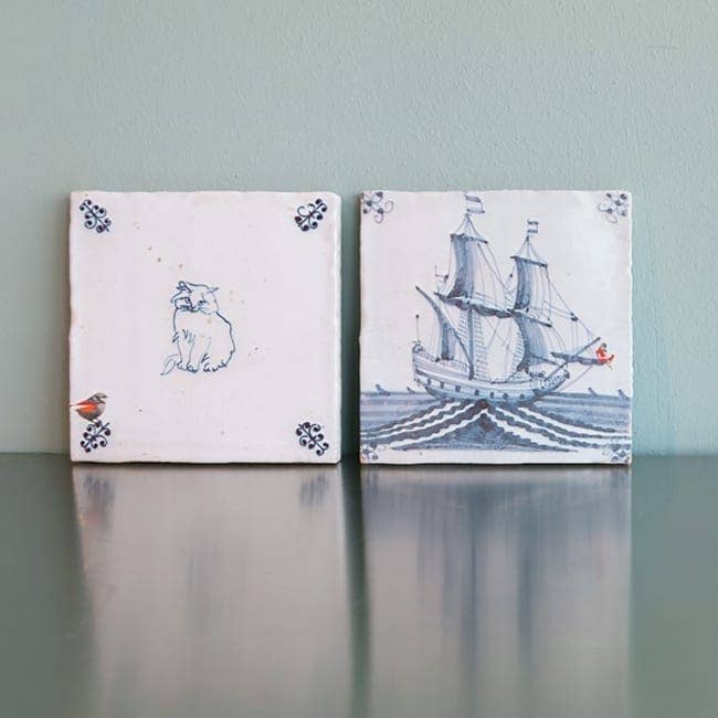 StoryTiles - Vente Carrelages muraux - Lecture silencieuse | Art StoryTiles sur carrelage2