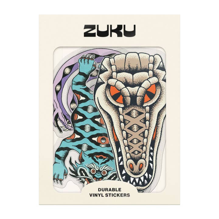 Tribal Animal Sticker Pack for wholesale by Zuku
