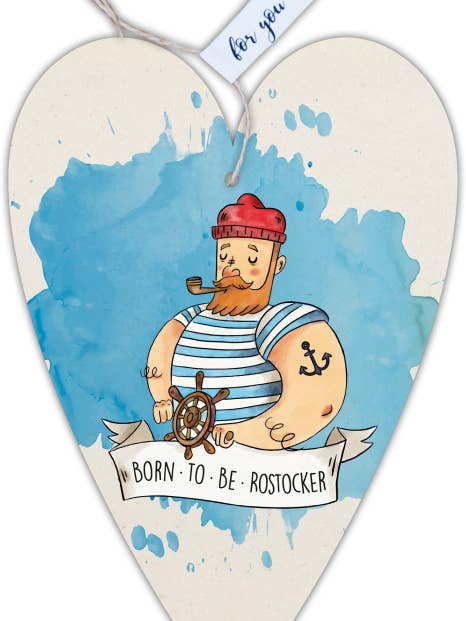 Herzkarte unser Finne Rostock Seemann für den Großhandel von Gespänsterwald