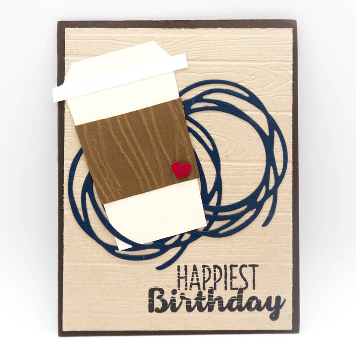 Coffee Birthday Card for wholesale by Andoria Paper