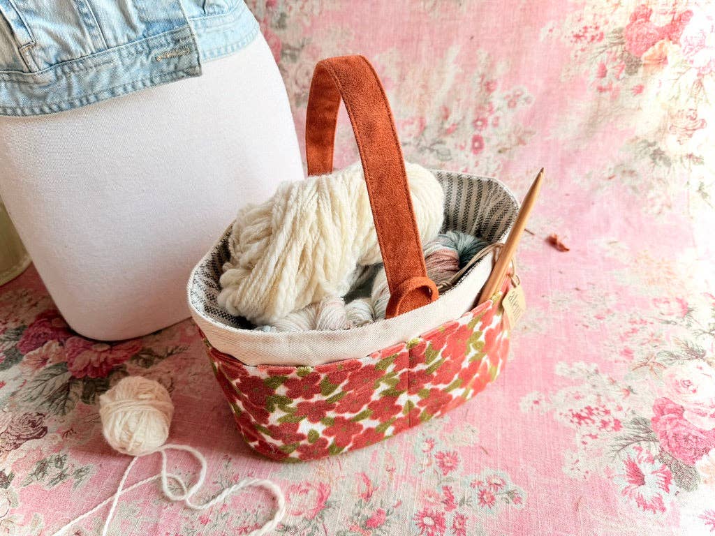 Atenti - Wholesale Brei- en haakbenodigdheden - Velvet Daizy Caddy - Projecttas Naaldkunst5