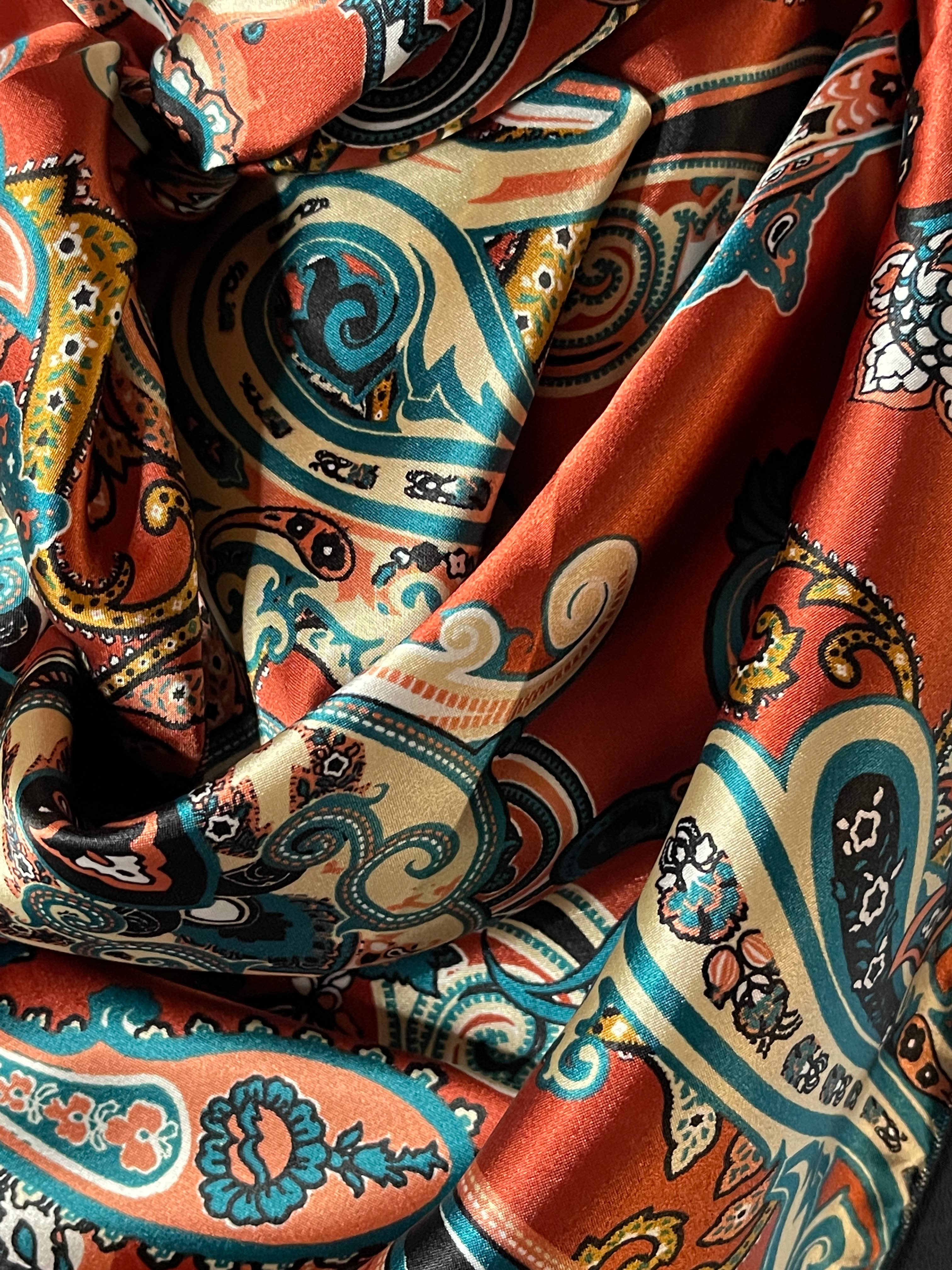 Rainyday Homemade - Vendita all'ingrosso Sciarpa - Donna - Paisley ruggine/arancione3