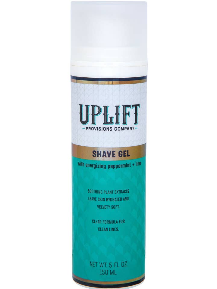 Clear Shave Gel 5 oz for wholesale by Uplift Provisions Company