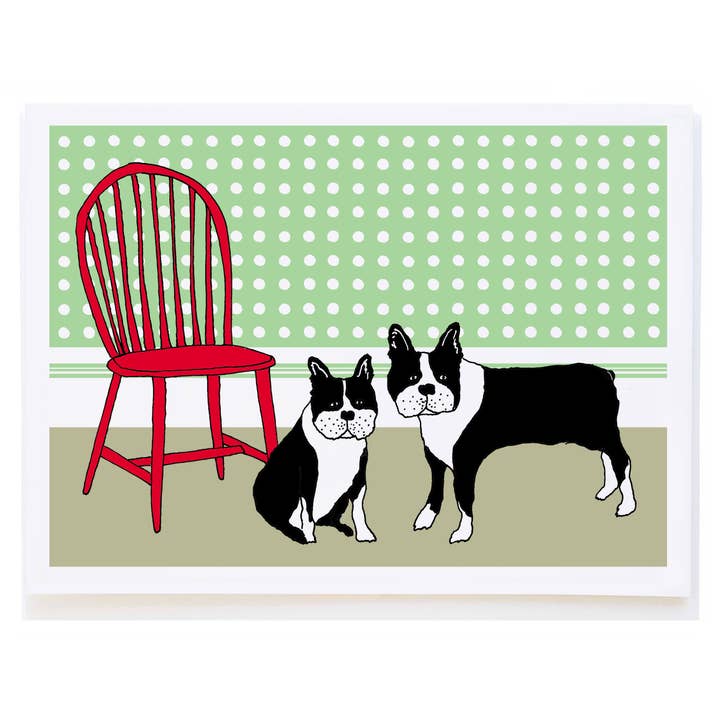 Boston Terriers for wholesale by mollyOcards
