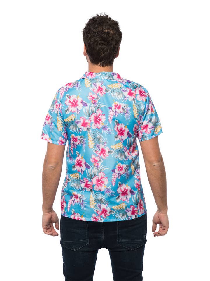 Partychimp - Wholesale Button Down Shirt - Men's - Hawai shirt Deluxe - Party Costume3