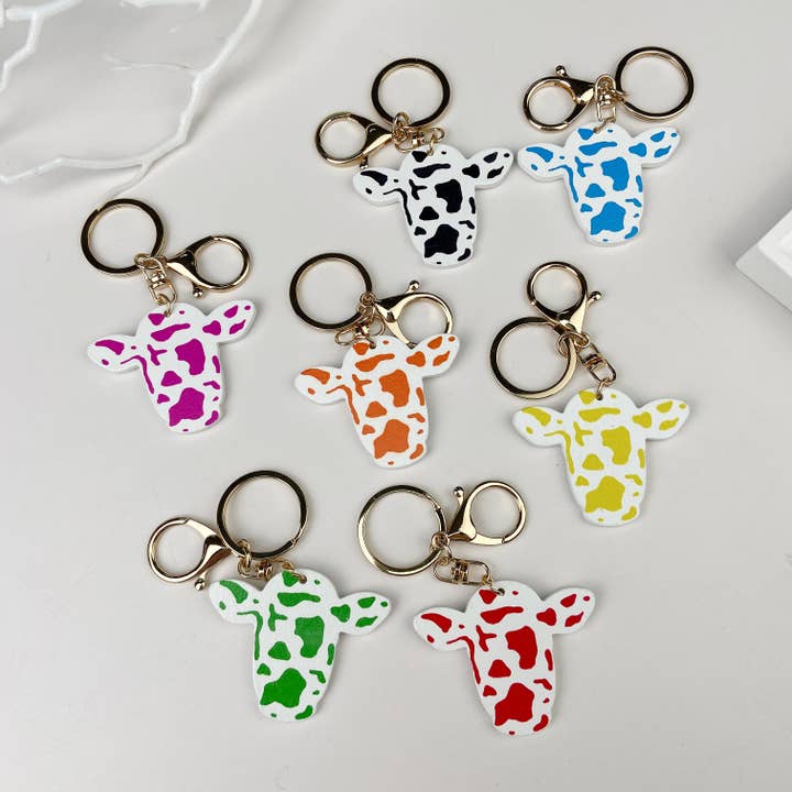 SoapElenGlen - Wholesale Keychain – Women's - Wooden bull head pendant keychain8